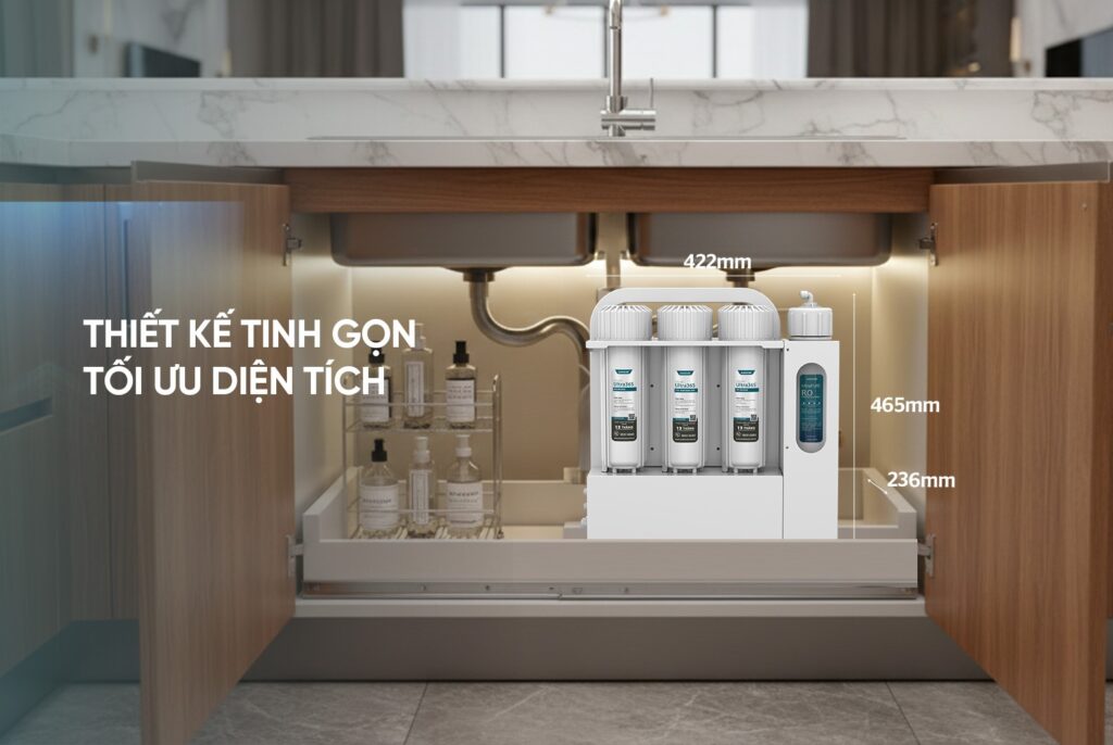 Máy lọc nước RO không vỏ Sunhouse 12 lõi SHA8356U