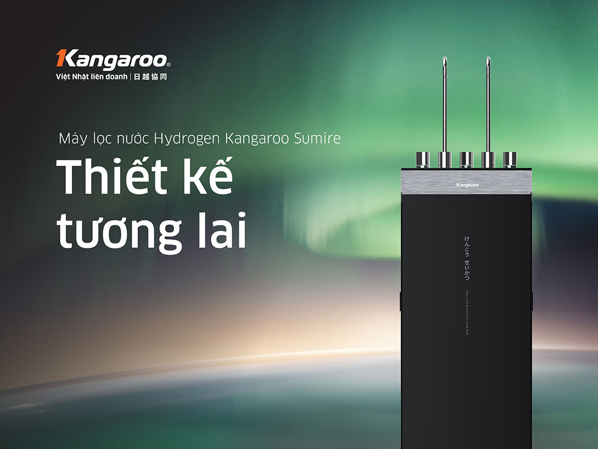 Máy lọc nước Kangaroo Sumire Hydrogen nóng lạnh KG11A8