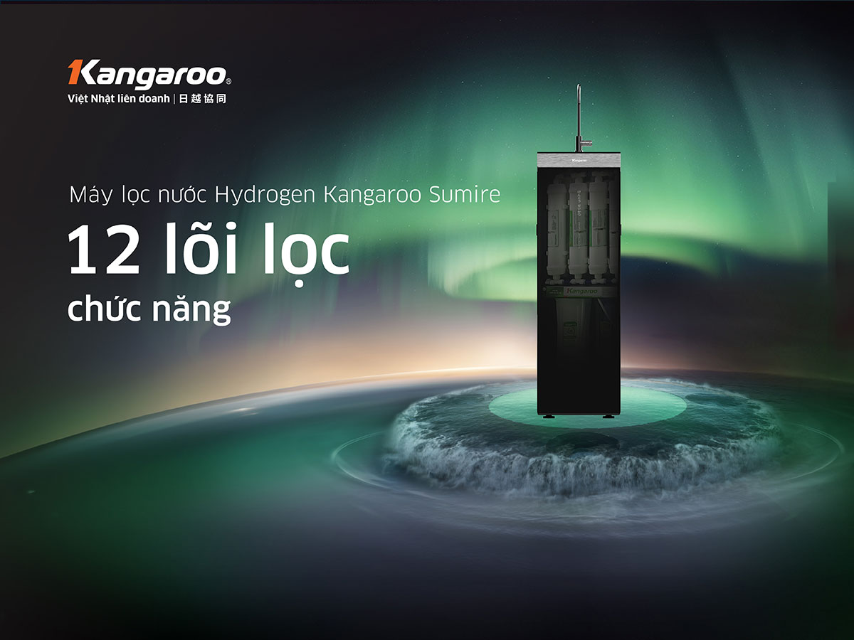 Máy lọc nước Kangaroo Sumire Hydrogen KG12HA