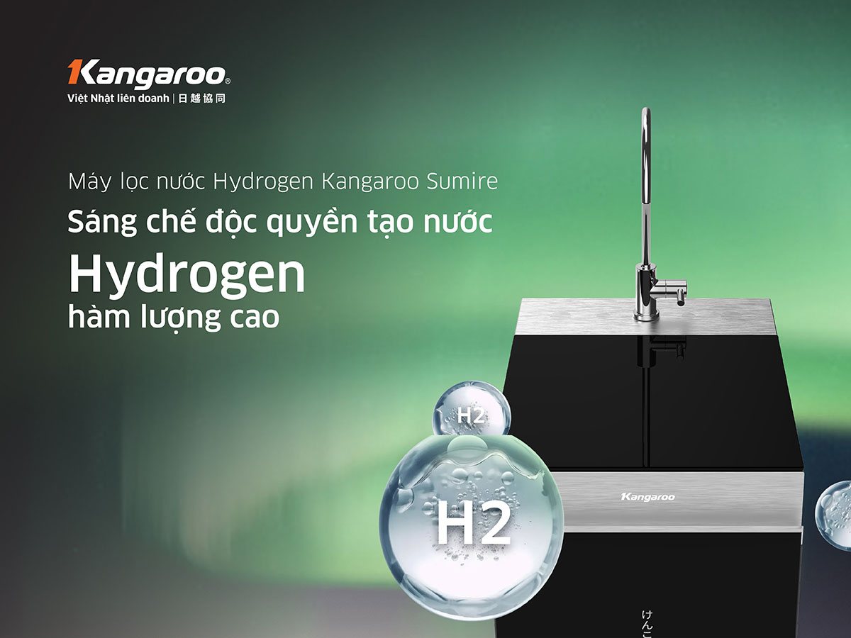 Máy lọc nước Kangaroo Sumire Hydrogen KG12HA