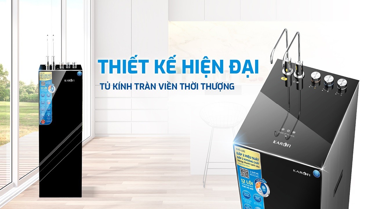 Máy lọc nước nóng lạnh Karofi KAD-L82