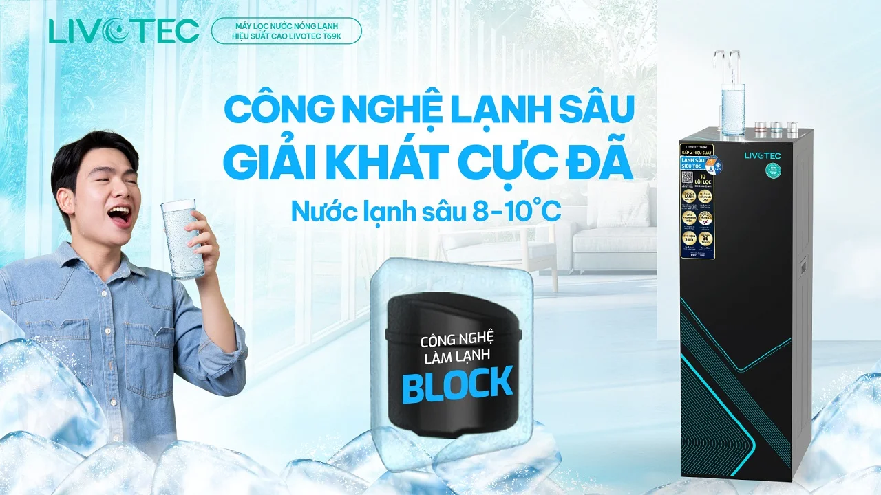 Máy lọc nước nóng lạnh Livotec T69K