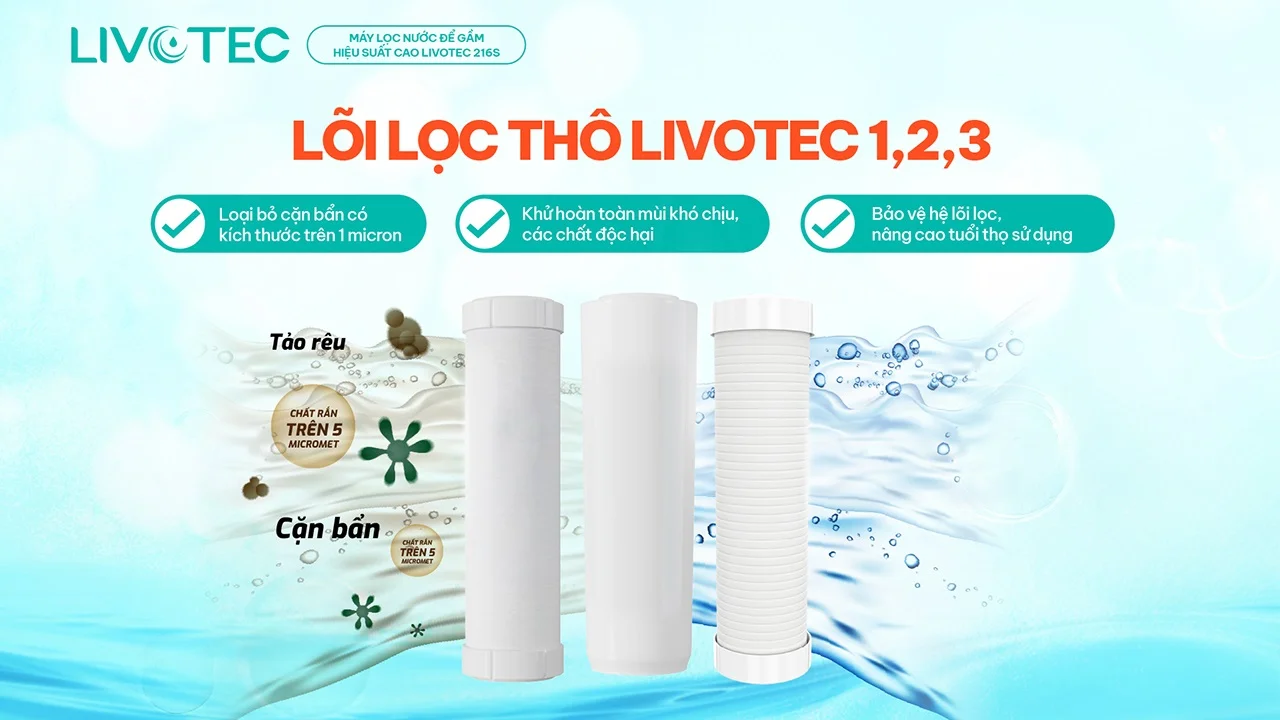 Máy lọc nước RO Livotec 216S