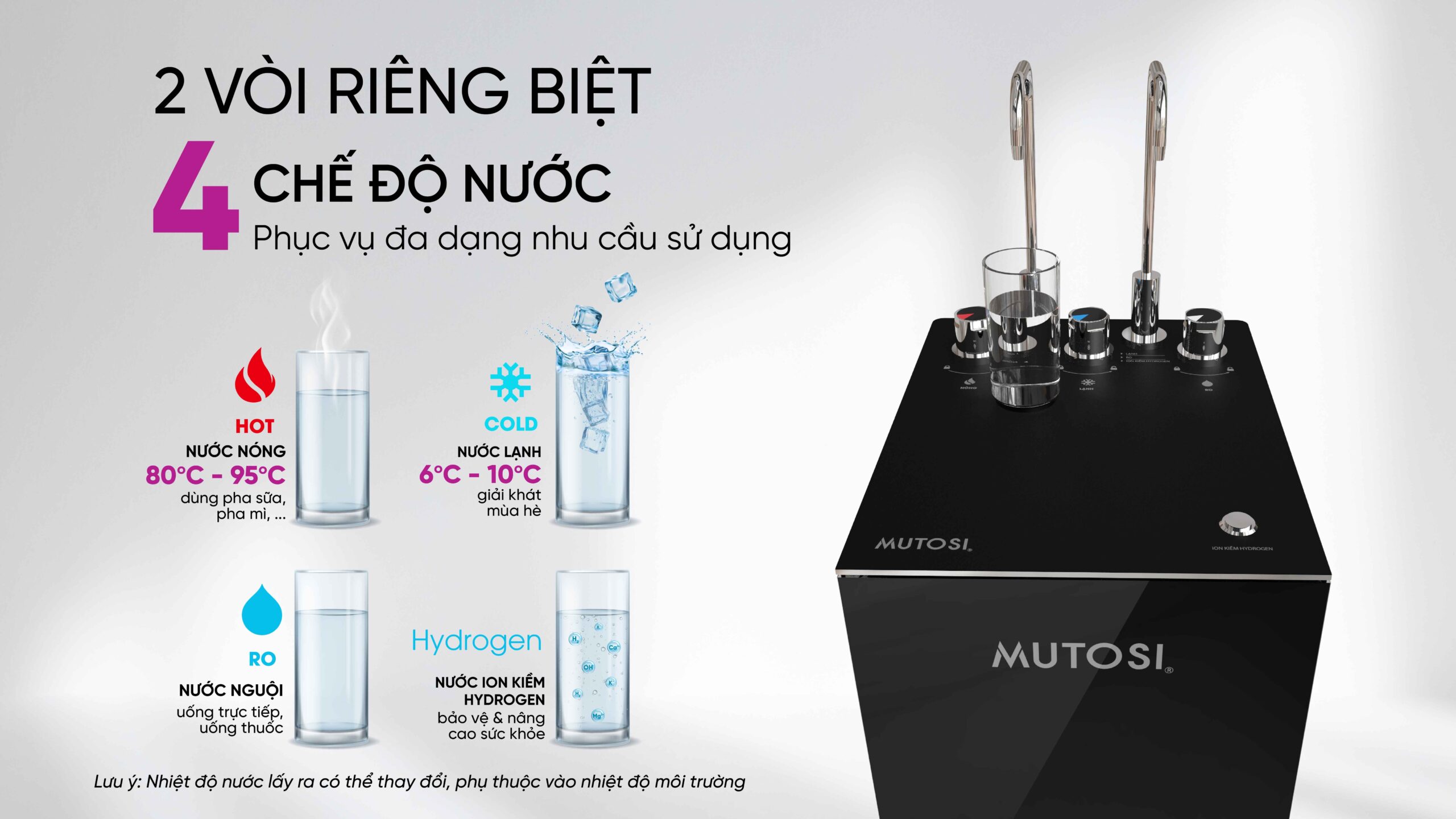 Máy lọc nước ion kiềm hydrogen Mutosi MP-S109HK