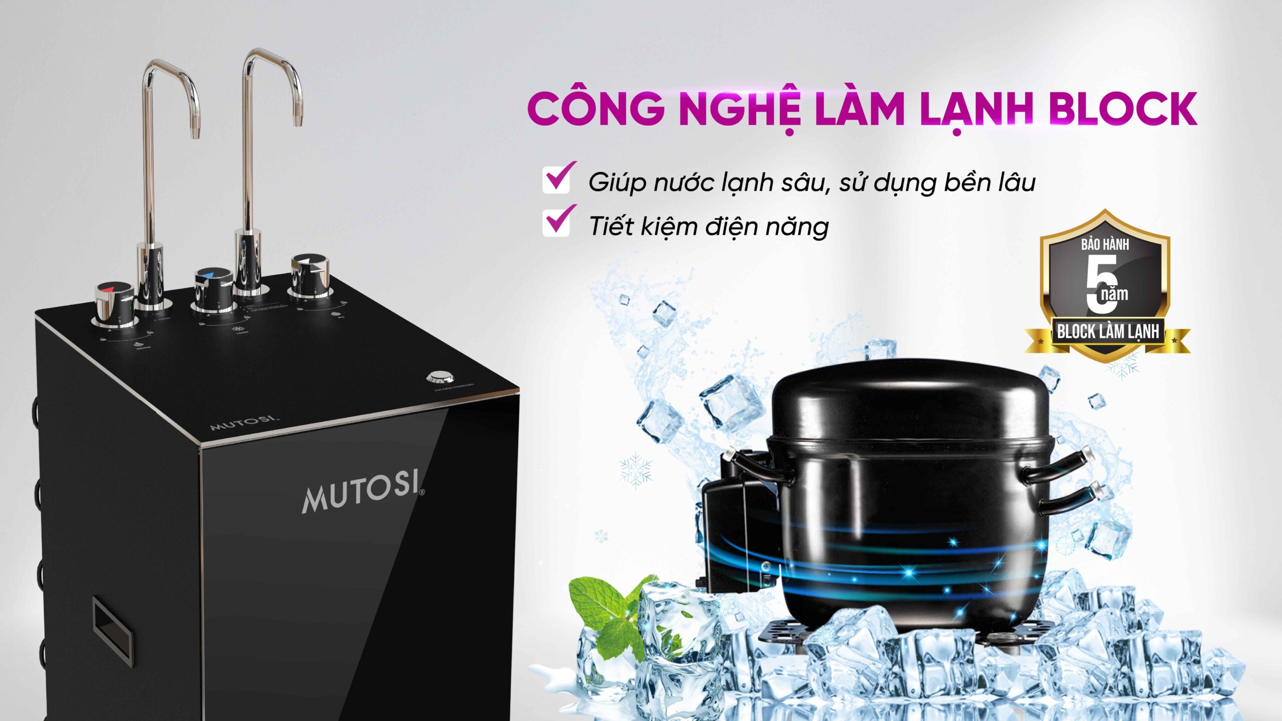 Máy lọc nước ion kiềm hydrogen Mutosi MP-S109HK