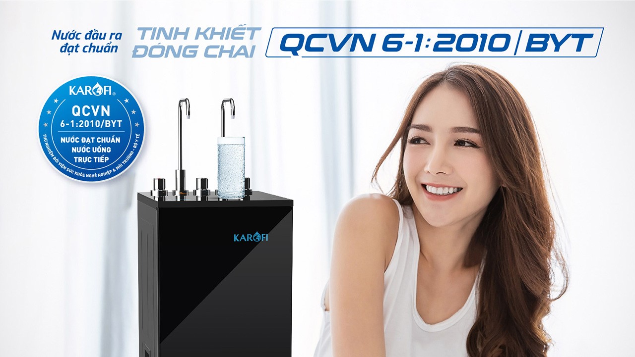 Máy lọc nước nóng lạnh Karofi KAD-M55