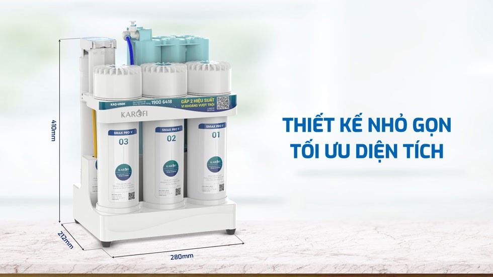 Máy lọc nước RO Karofi KAQ-U50K