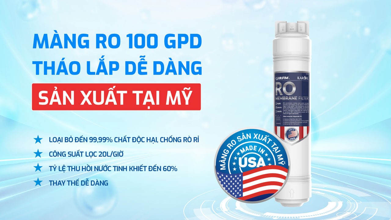 Máy lọc nước Hydro-ion kiềm nóng lạnh Karofi KAE-S688