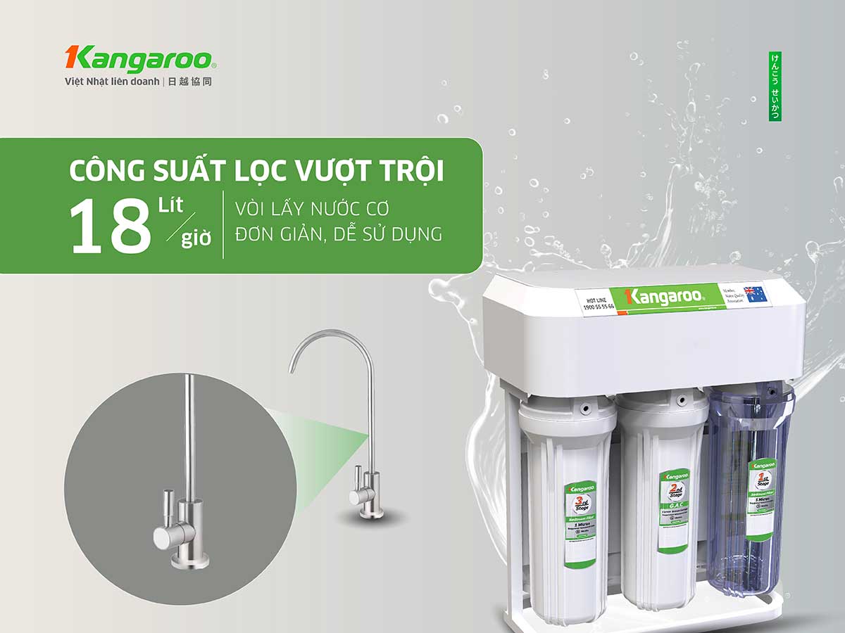 Máy lọc nước Kangaroo Hydrogen KGHP10K2 - Ảnh 3